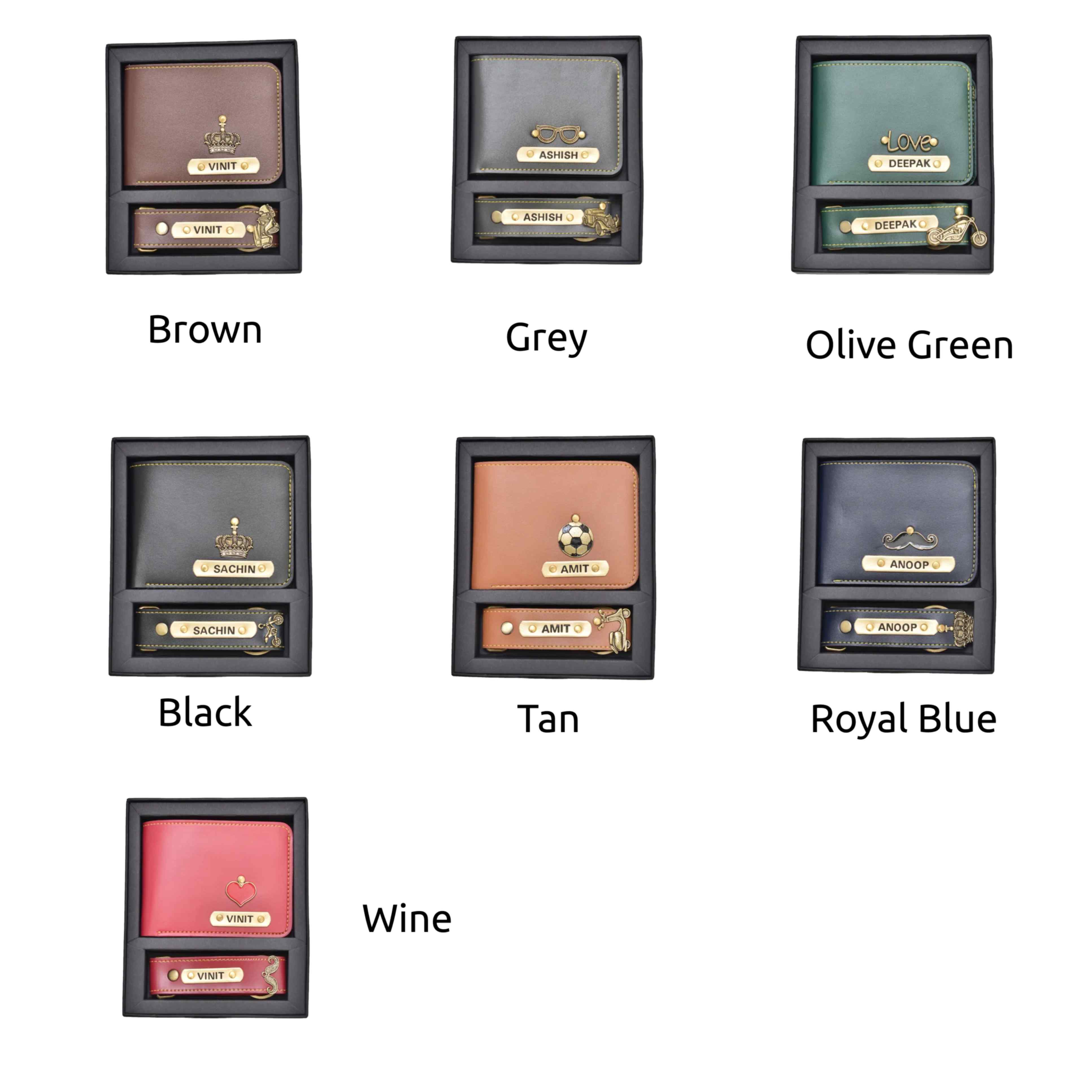 RC4 Men's Wallet & Keychain Set