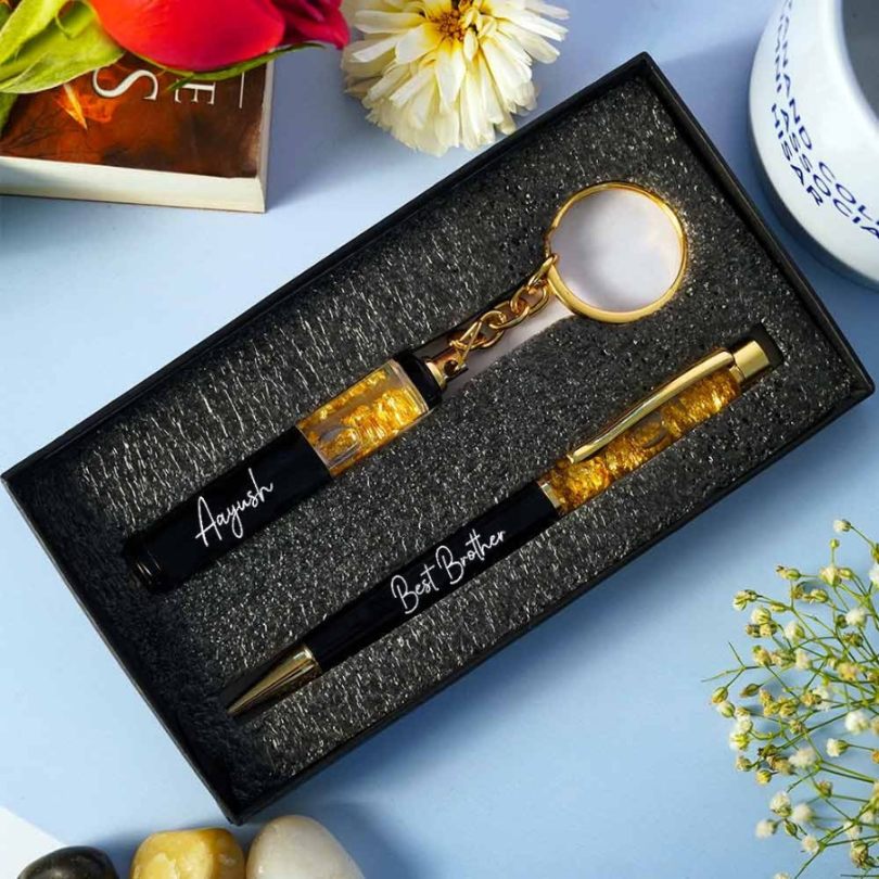 PK6  Pen & Keychain Gift Set