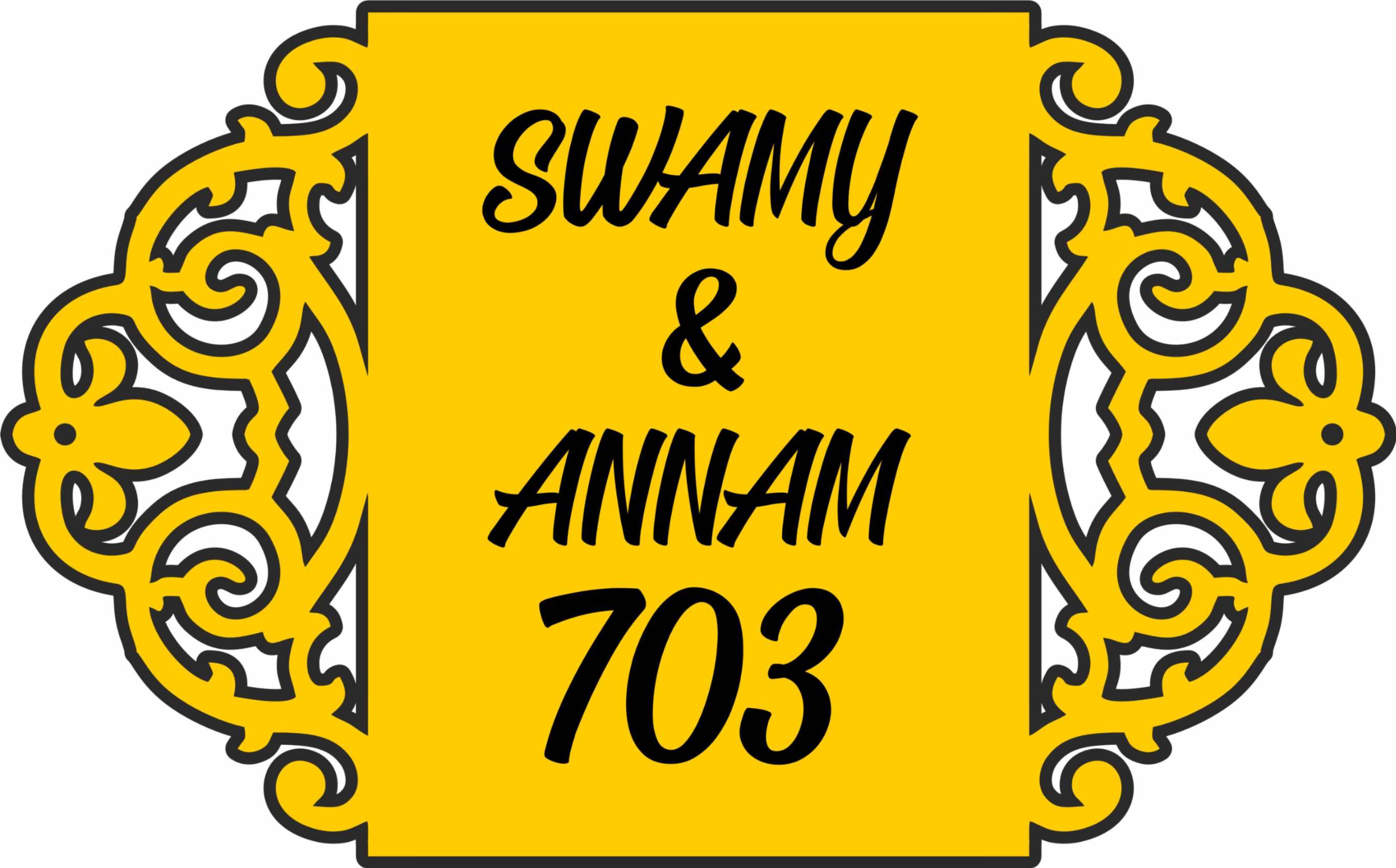 NP29 Acrylic Name Plate