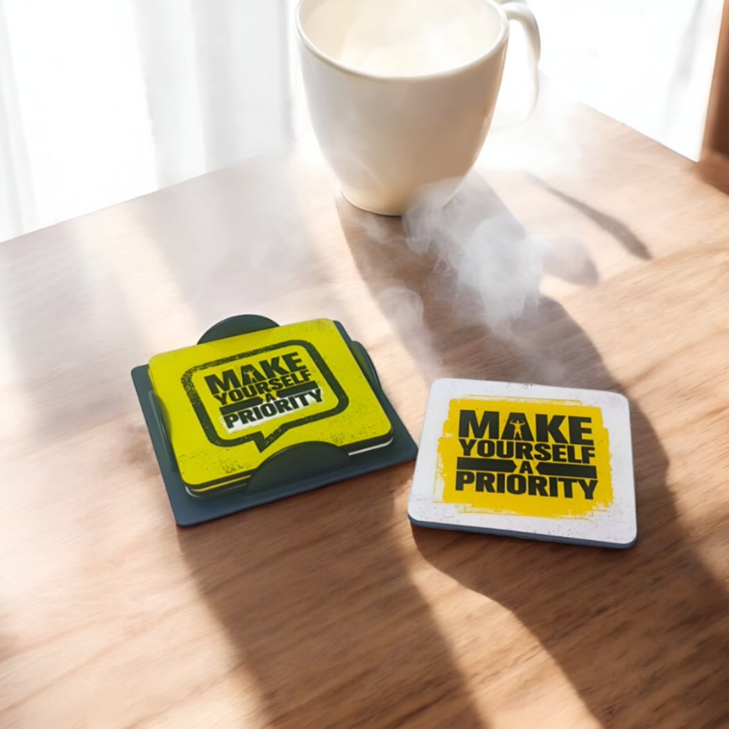 TC2 MDF Tea Coaster  4PC SET