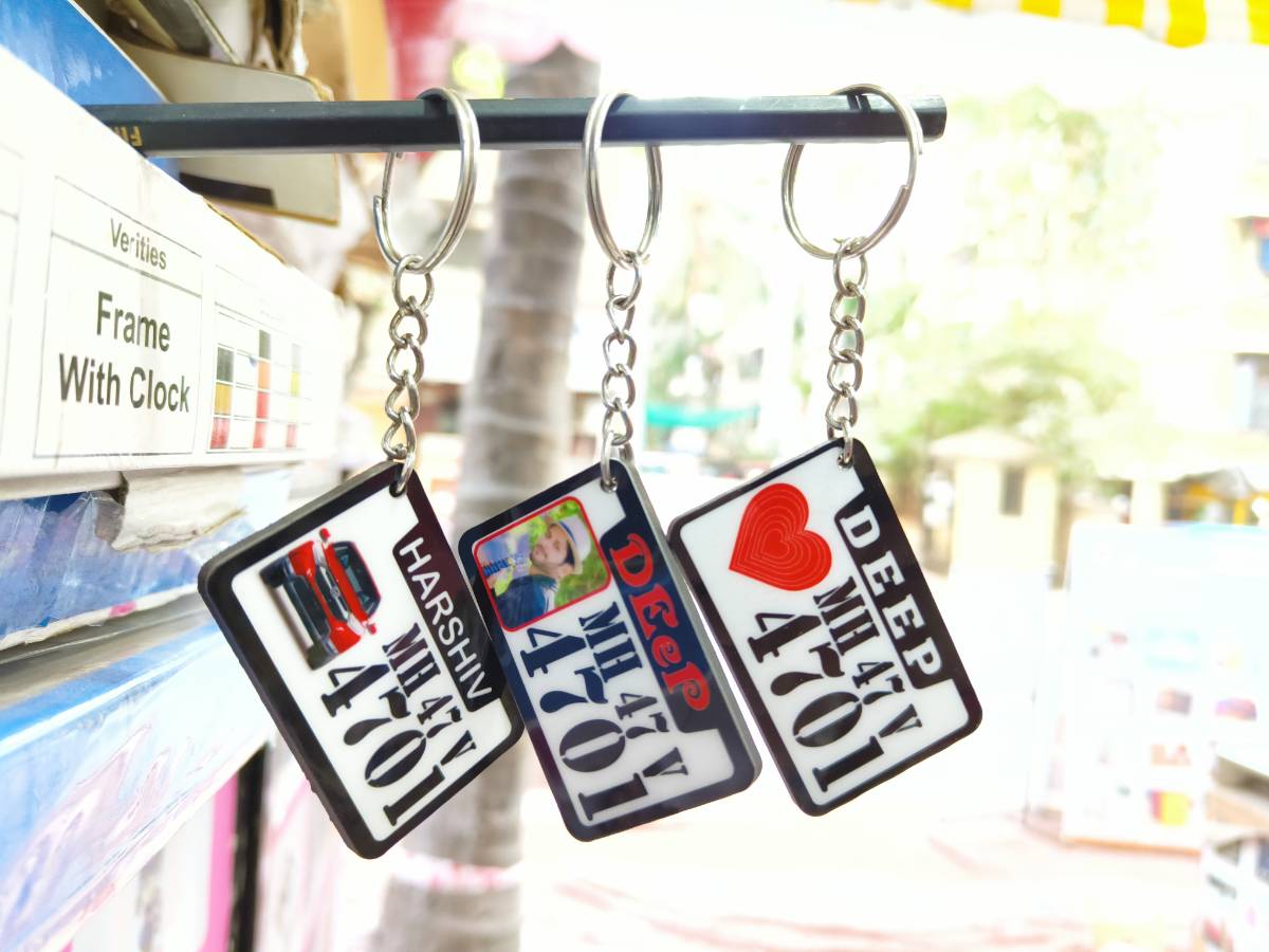 K4 Keychain 1 SIDE PRINT MDF