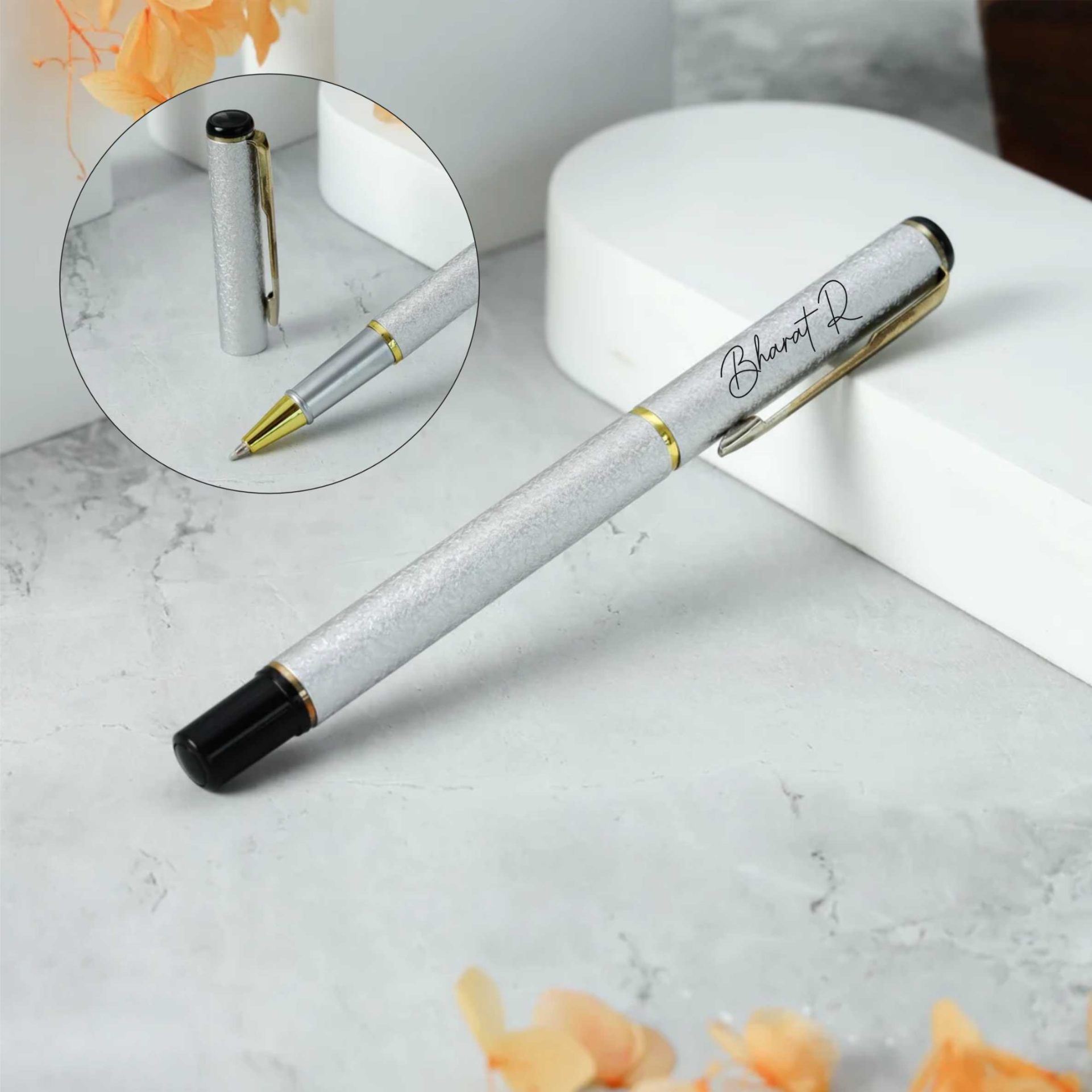 P14 Ledos Millennium Famous Design Silver Pen