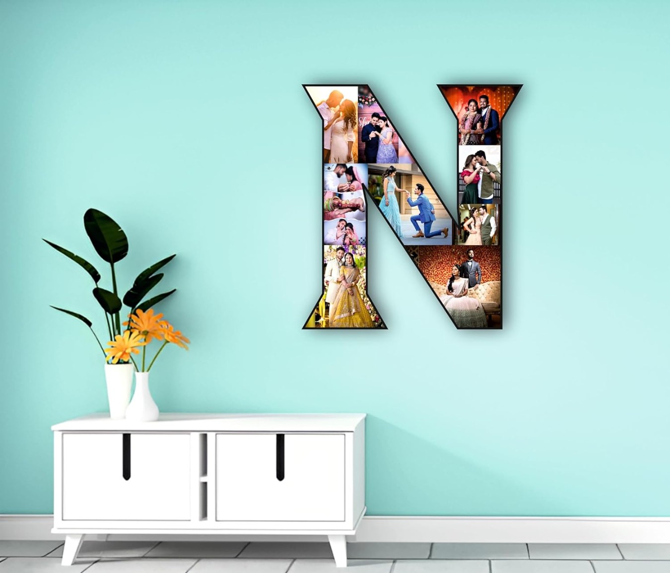 FR49 MDF Photo Letter (Size: 12" x 18")