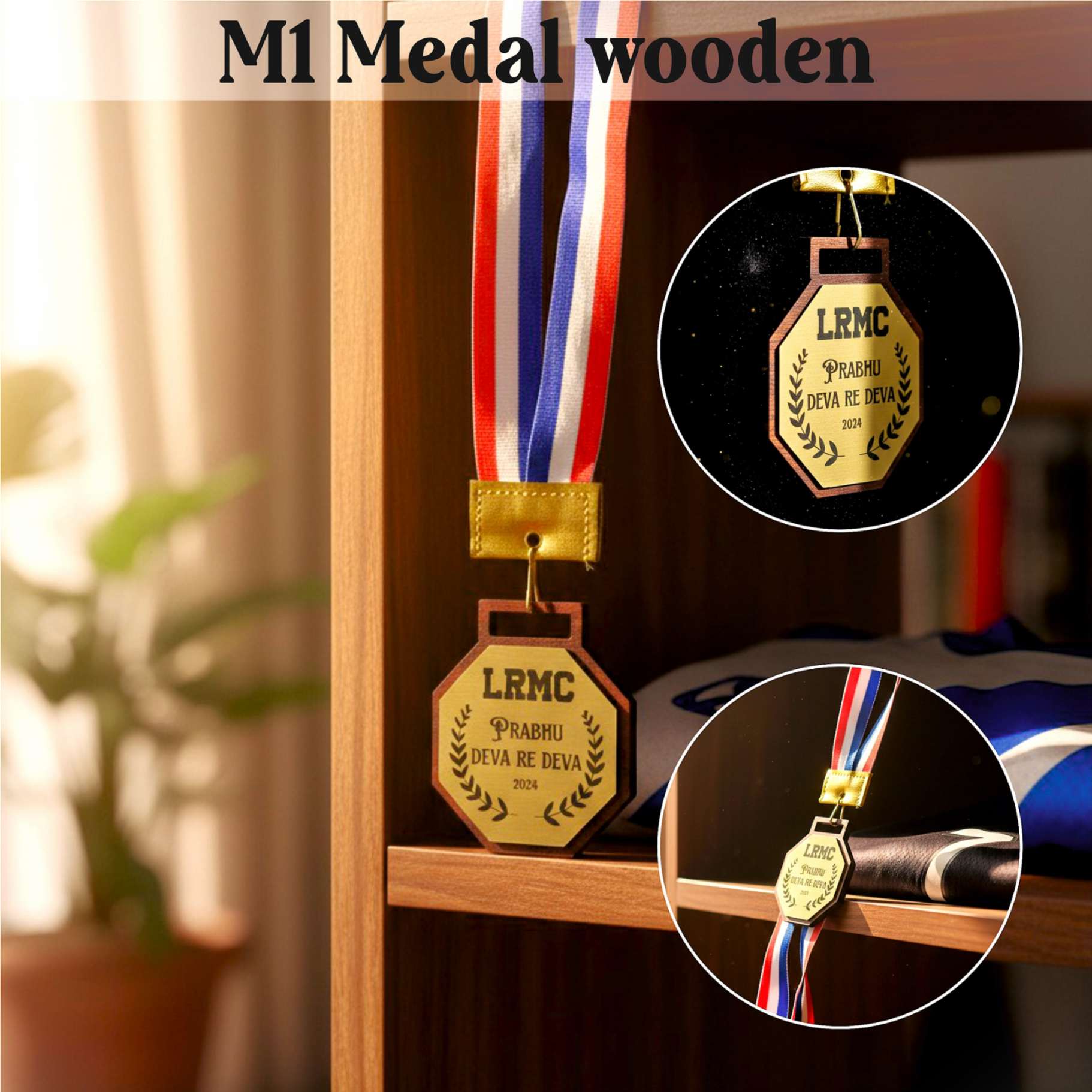 M1 Wooden Medal 