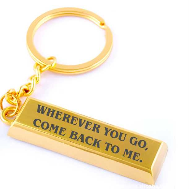 K28 Gold Keychain customize