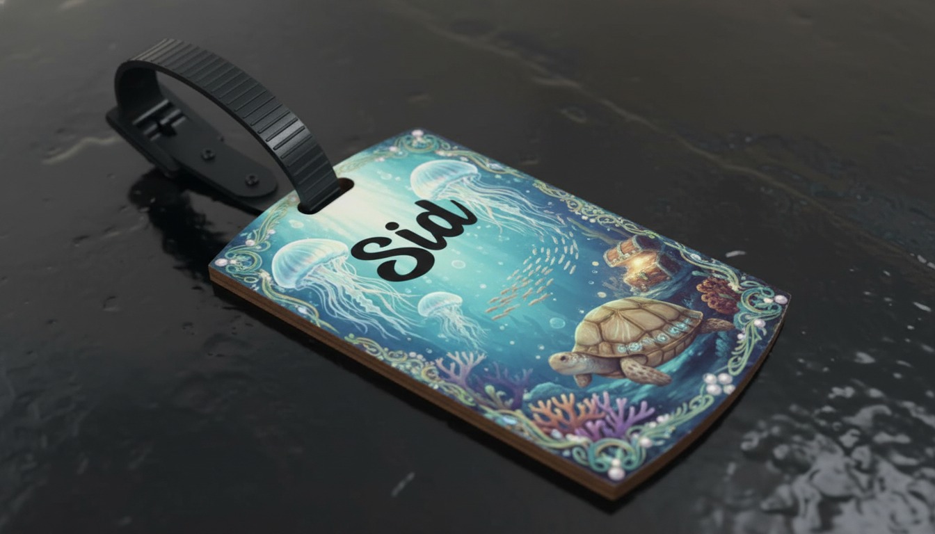 LT1 MDF Luggage Tag