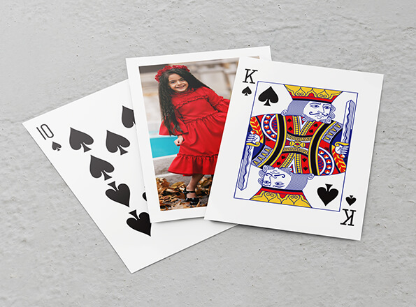 PL1 Personalized Photo Playing Cards