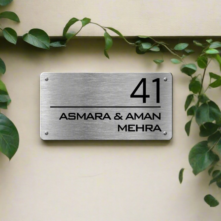 NP0 Steel Name Plate