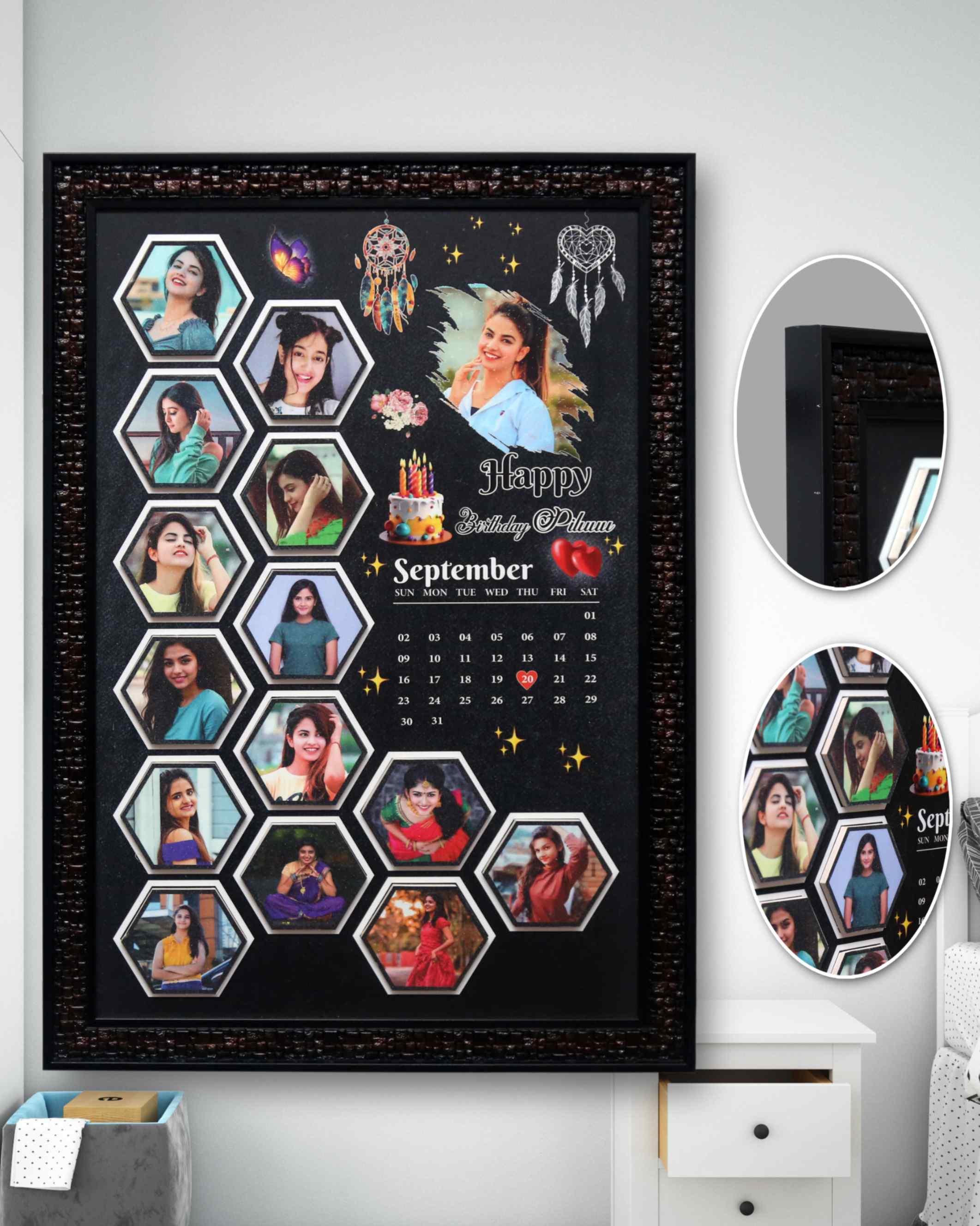 JFR35 Birthday  Embossed FRAME