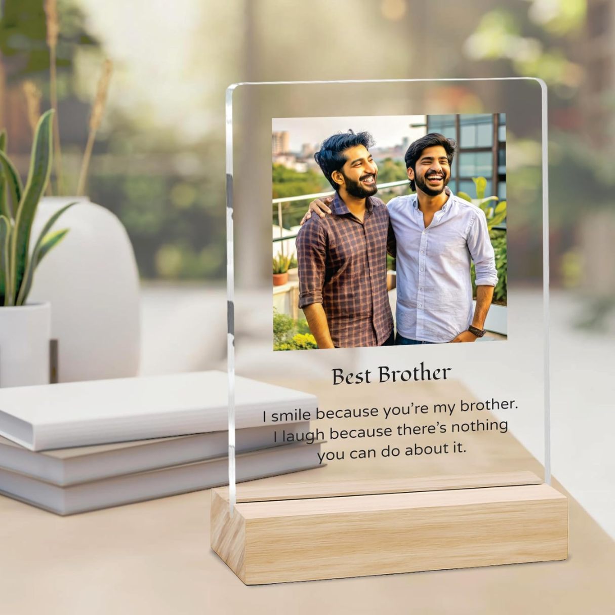 FR18 - Spotify Plaque with Wood Stand (Size:6x9")