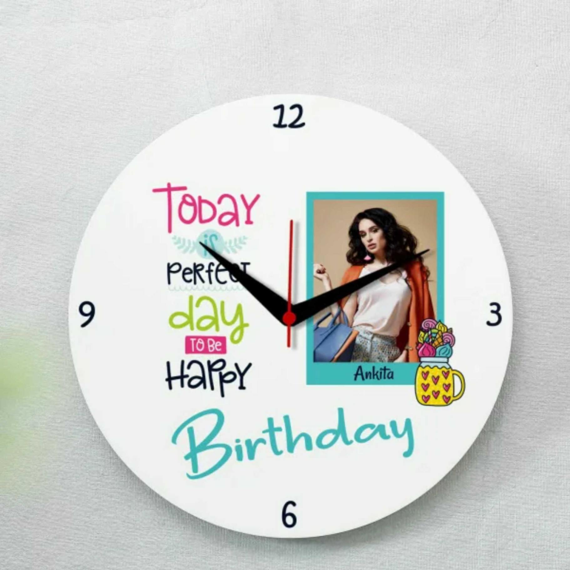 MC1 MDF Clock 8X8