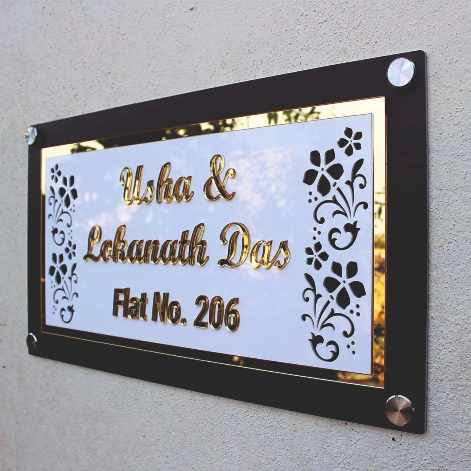 NP24 Acrylic Name Plate