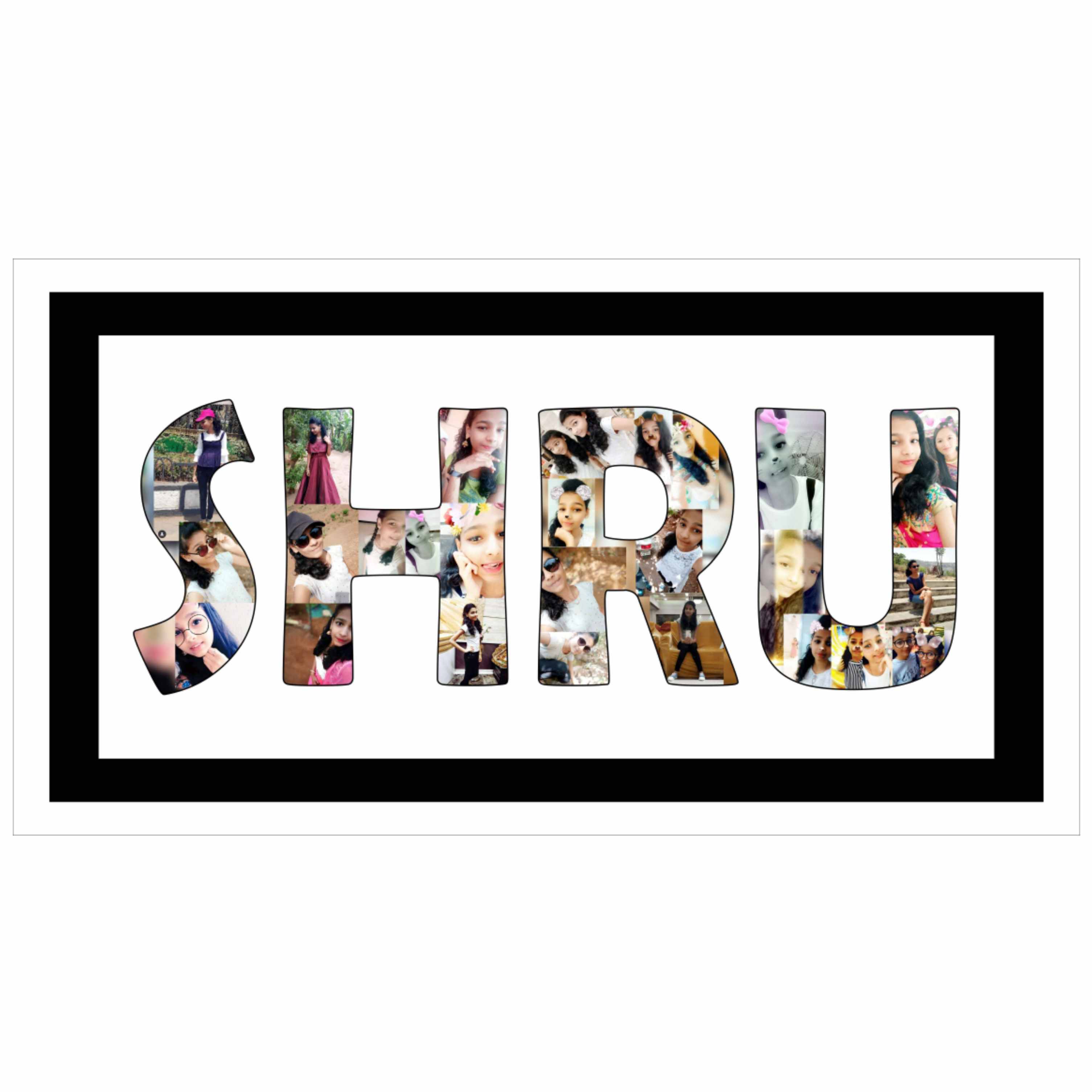 FR51 Name Photo Frame (Size: 8.5" x 19")
