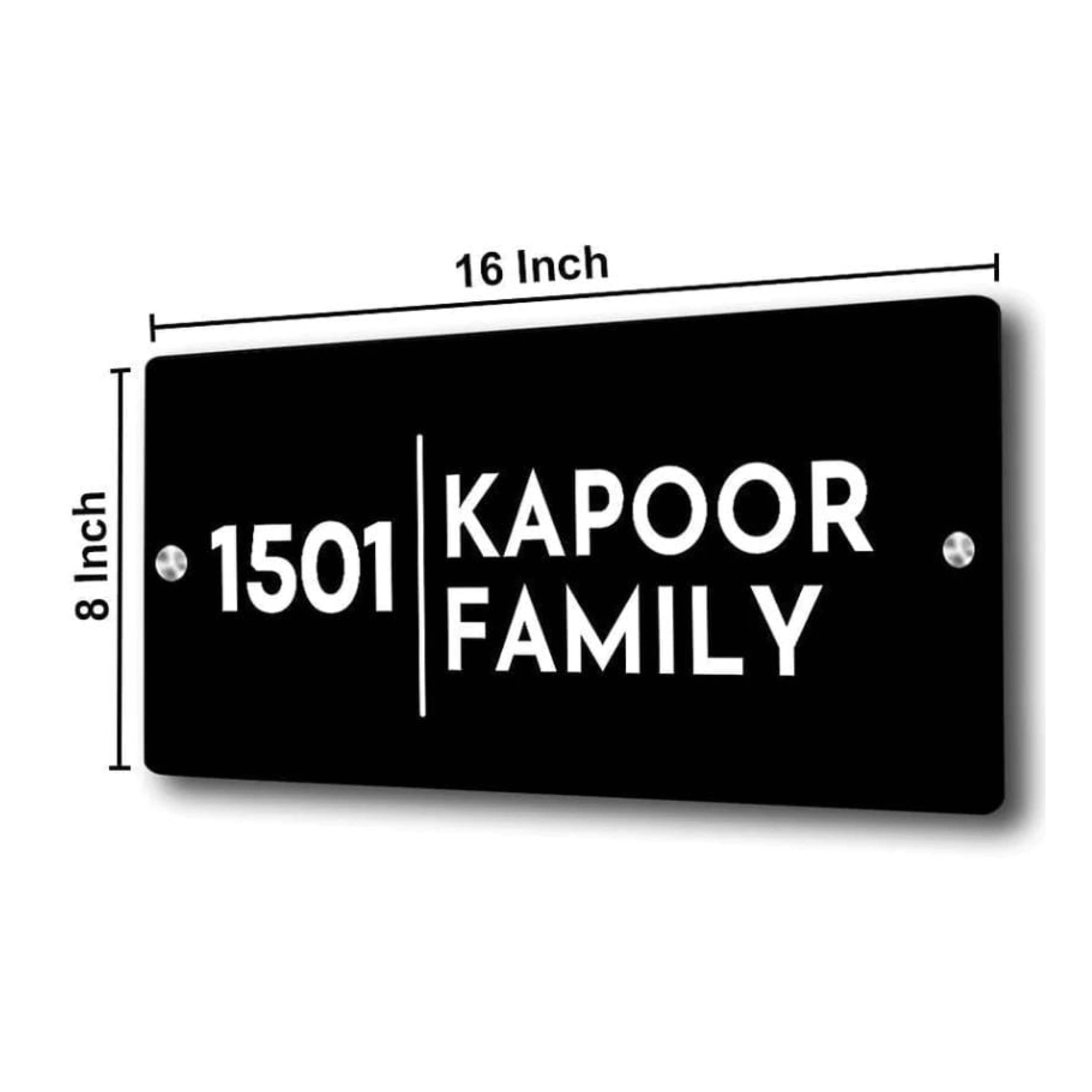 NP3 Name Plate name 8x16