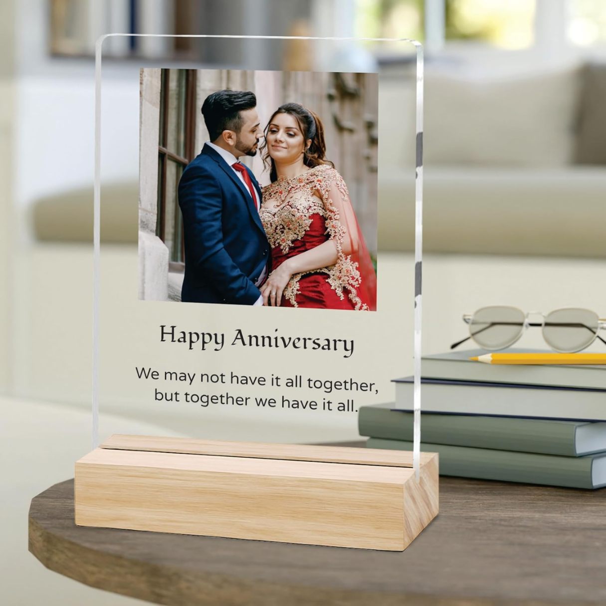 FR18 - Spotify Plaque with Wood Stand (Size:6x9")