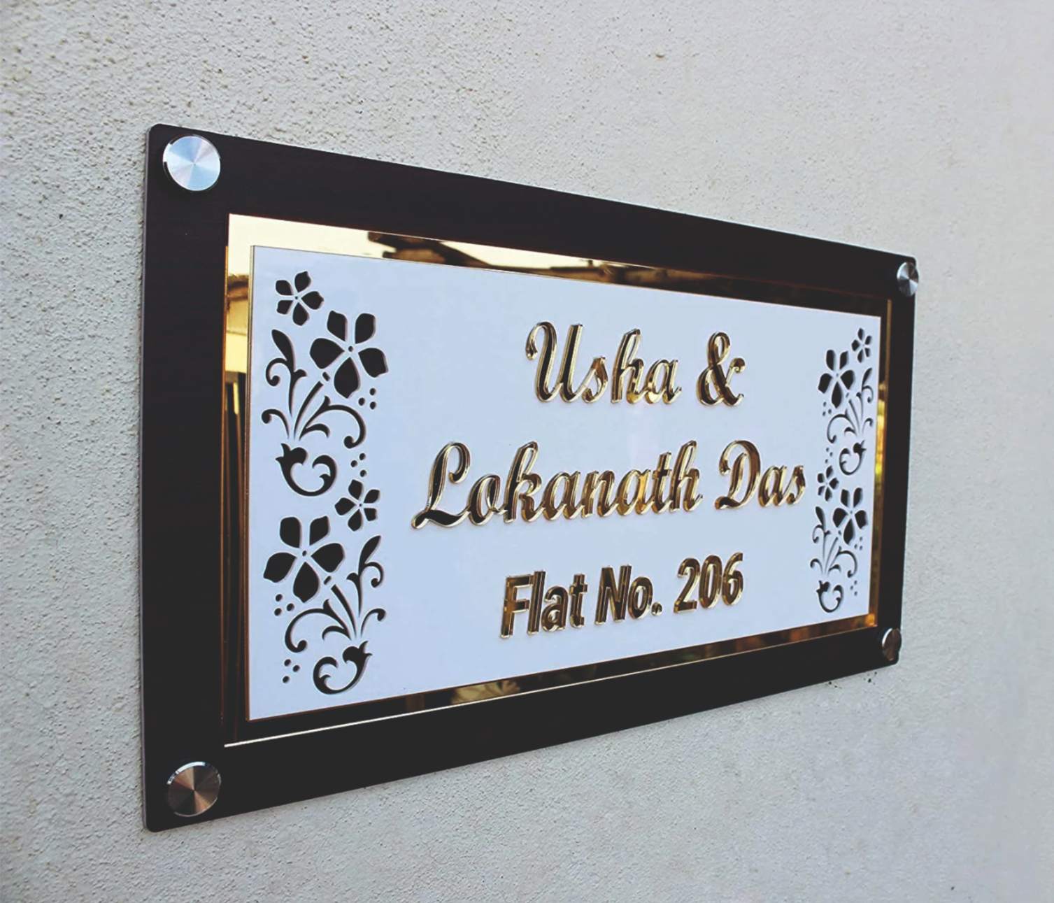 NP24 Acrylic Name Plate