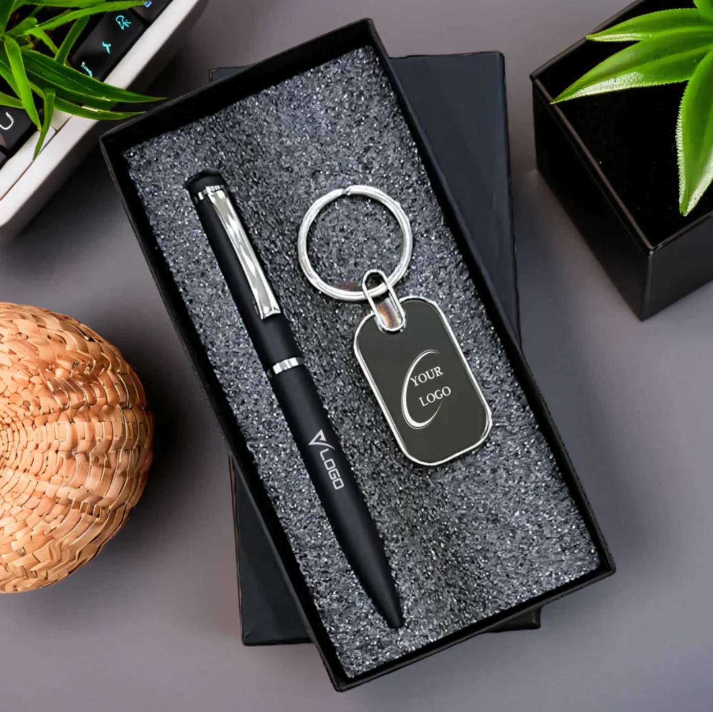 PK1 Pen & Keychain Gift Set