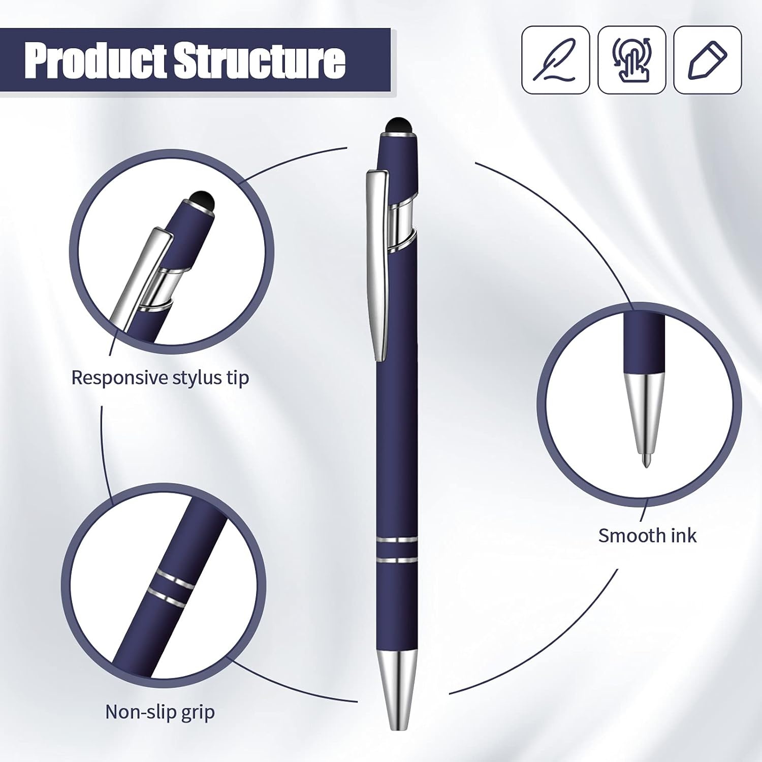 P23 2 IN 1 METAL BALL PEN