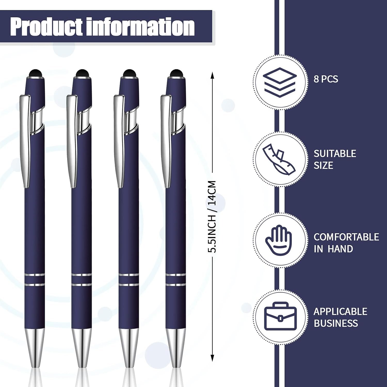P23 2 IN 1 METAL BALL PEN