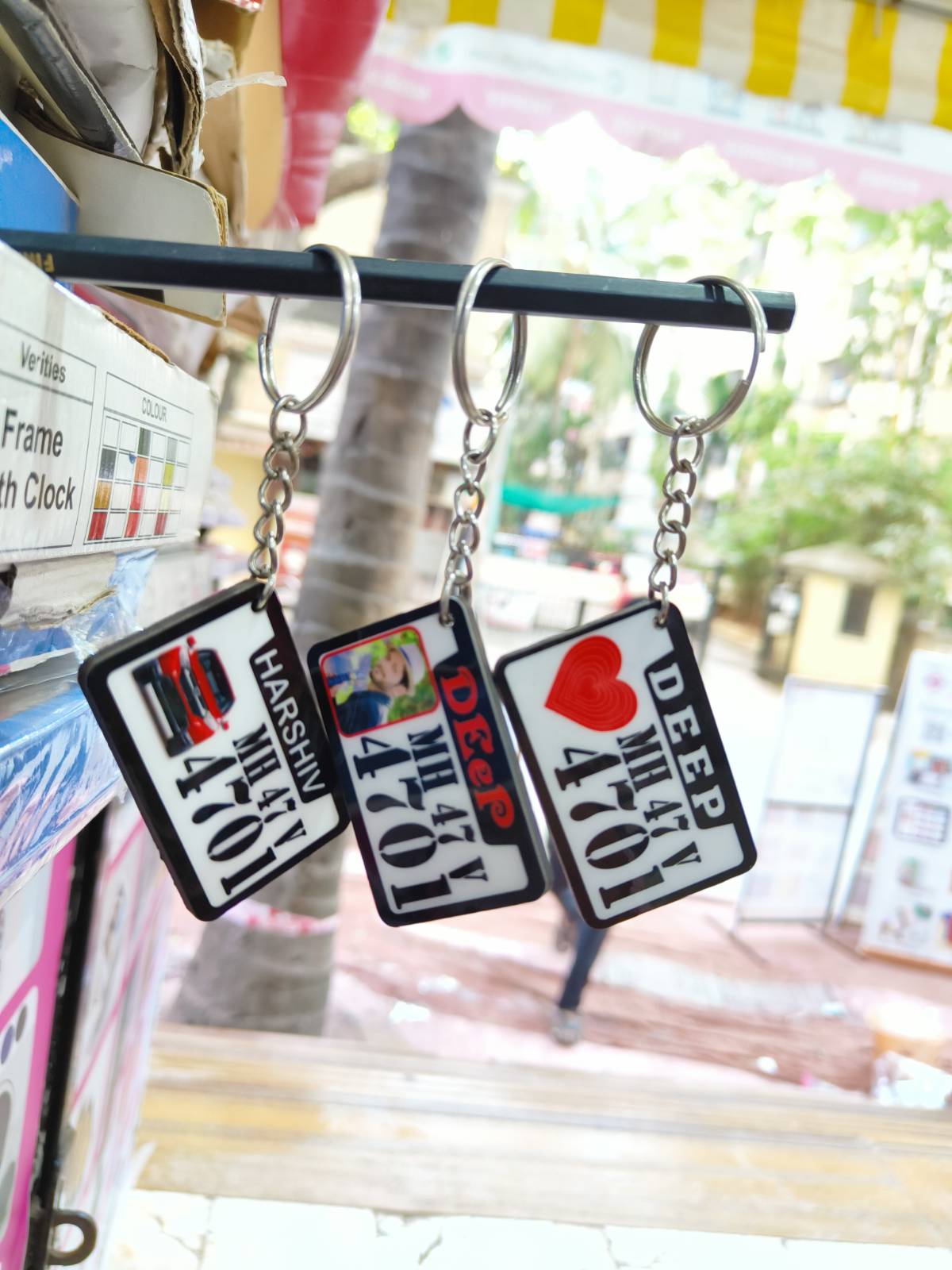K4 Keychain 1 SIDE PRINT MDF