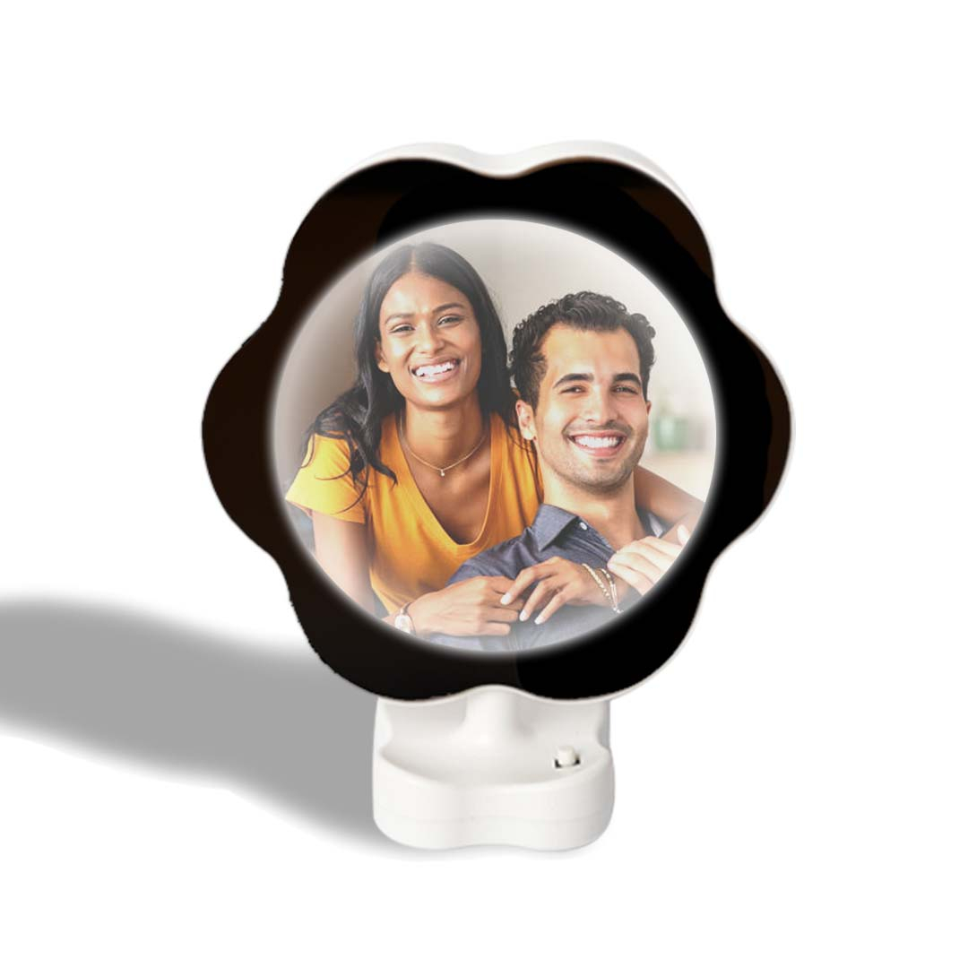 PM5 Magic Mirror Photo Frame Flower Shaped With Led Light