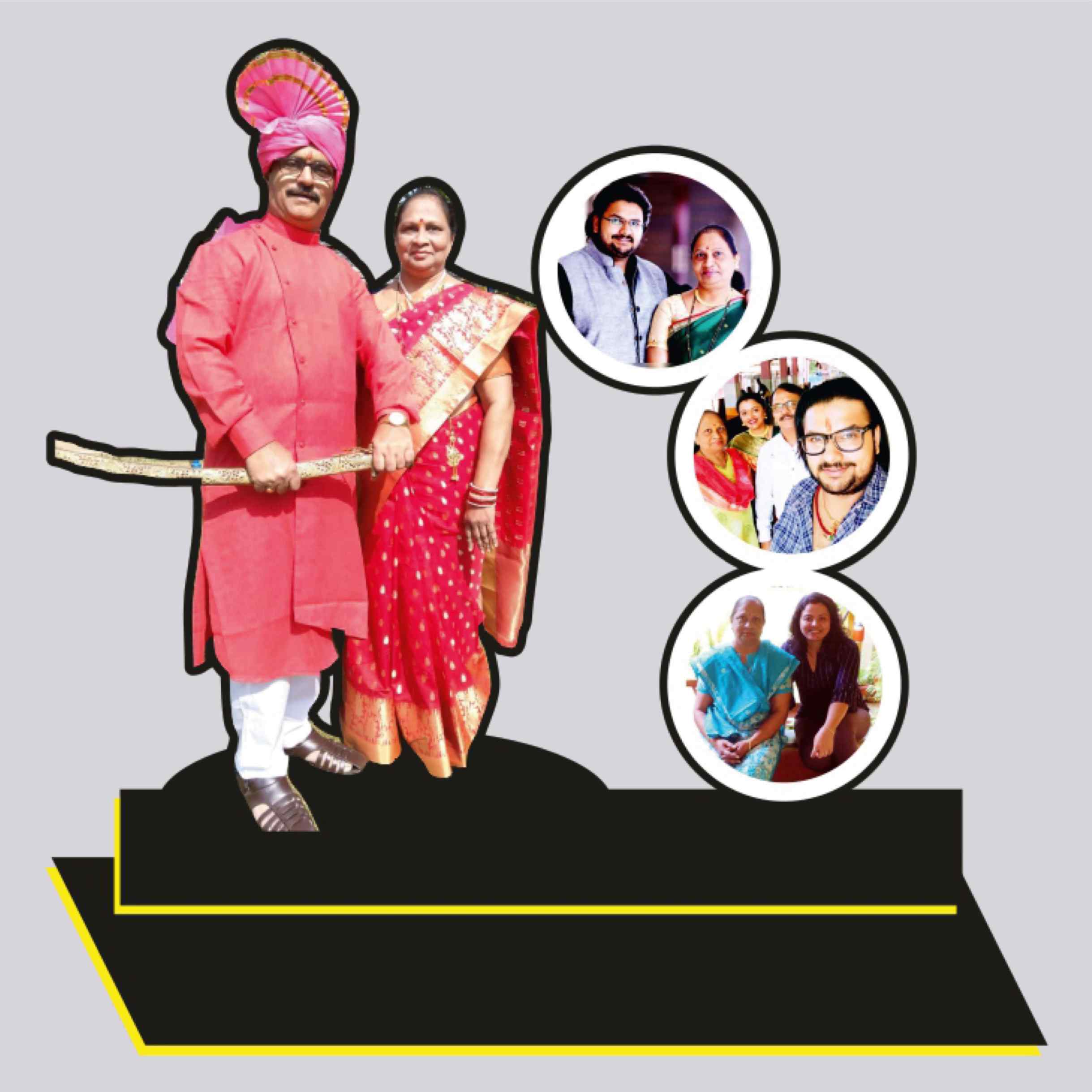 FR42 Cutout Photo Stand (Size: 10" x 12")