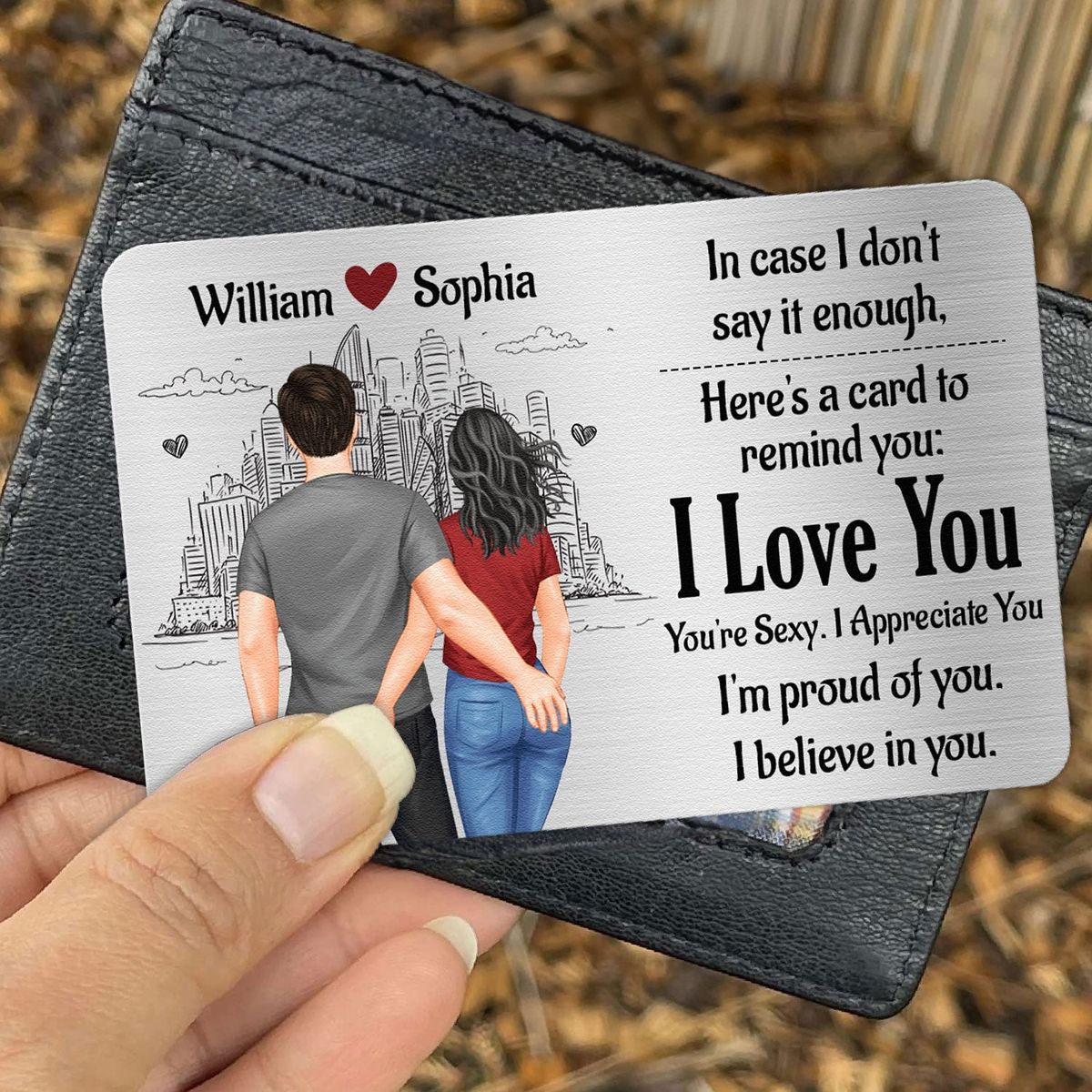 WC 1 Metal Wallet Card