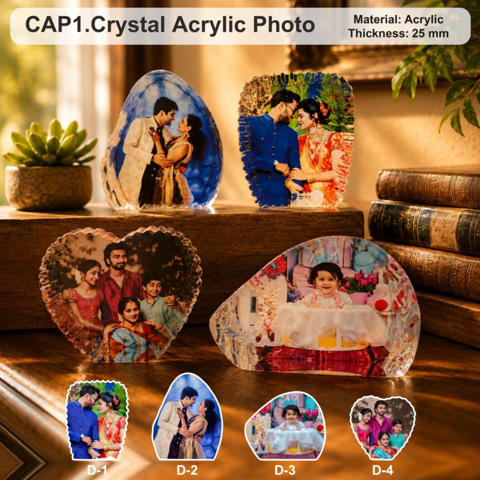 CAP1.Crystal Acrylic Photo