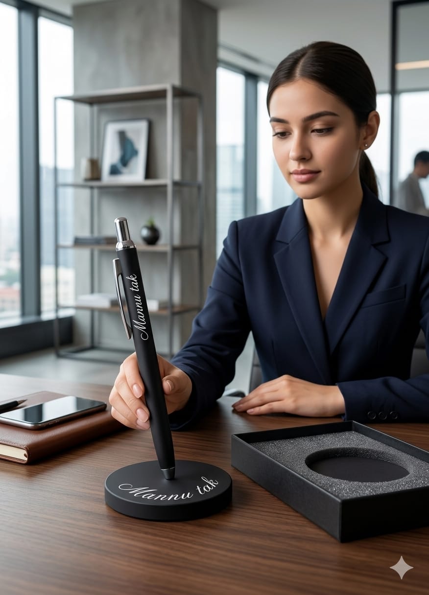 PK20 Metal Hector Black  Pen Set