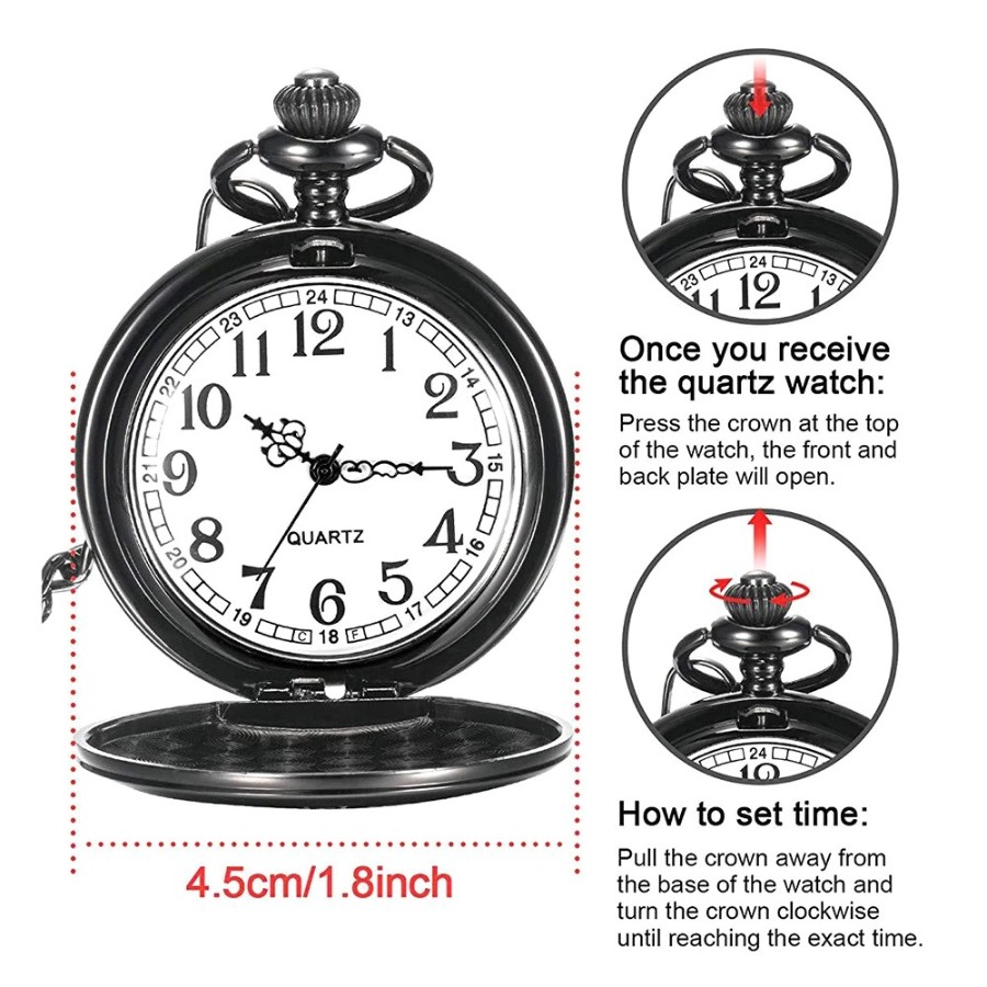 PW1 Personalized  Pocket Watch