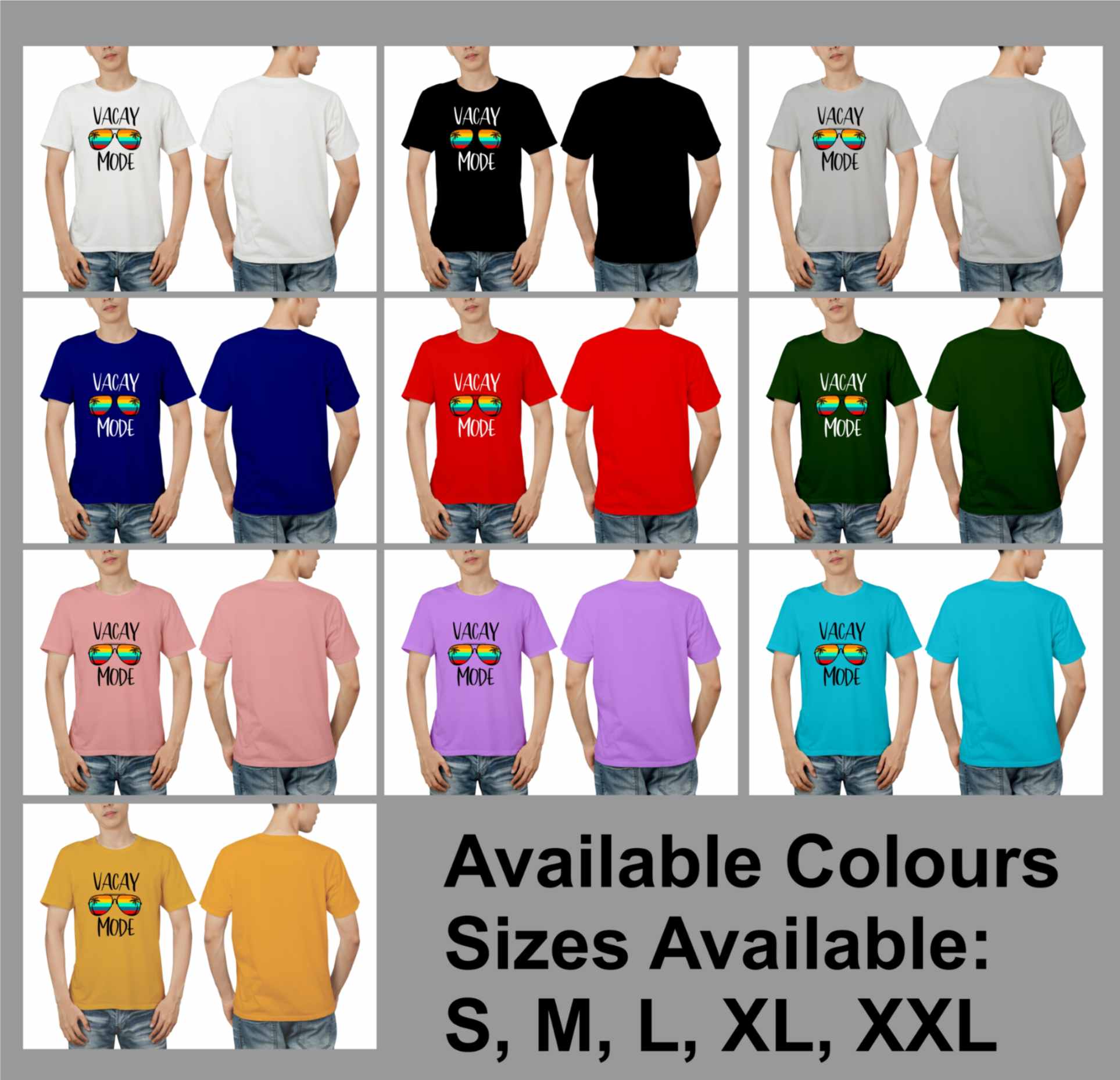 RN1 Customize Round Neck Cotton T shirts