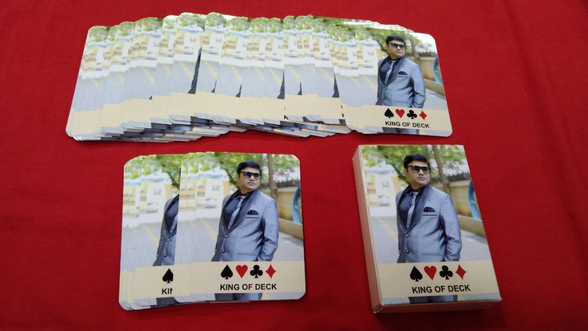 PL1 Personalized Photo Playing Cards