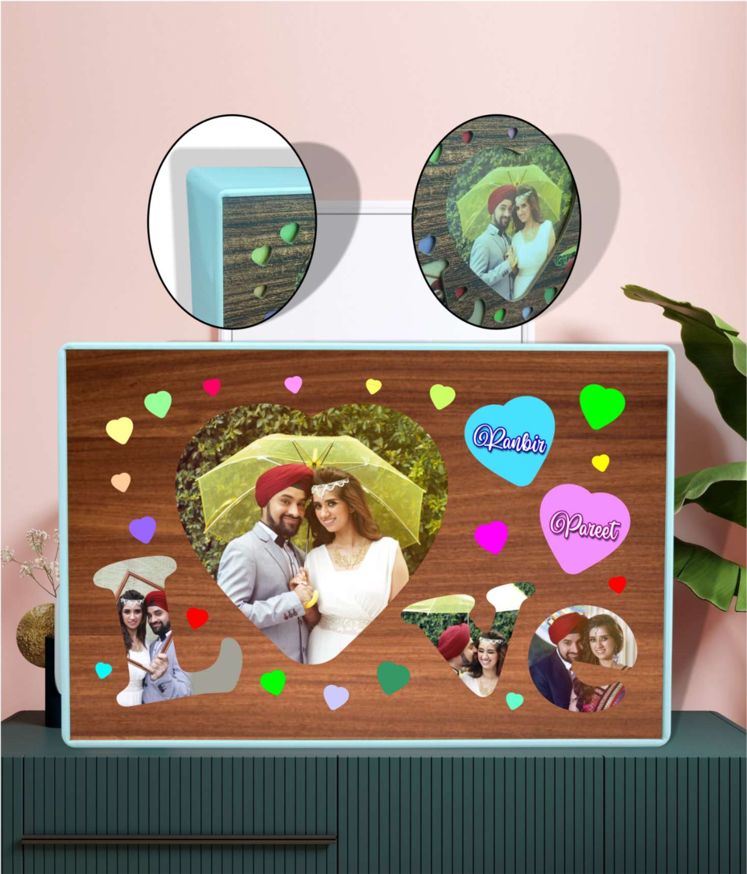 BLF1 BOX LED light frame table top and wall hanging