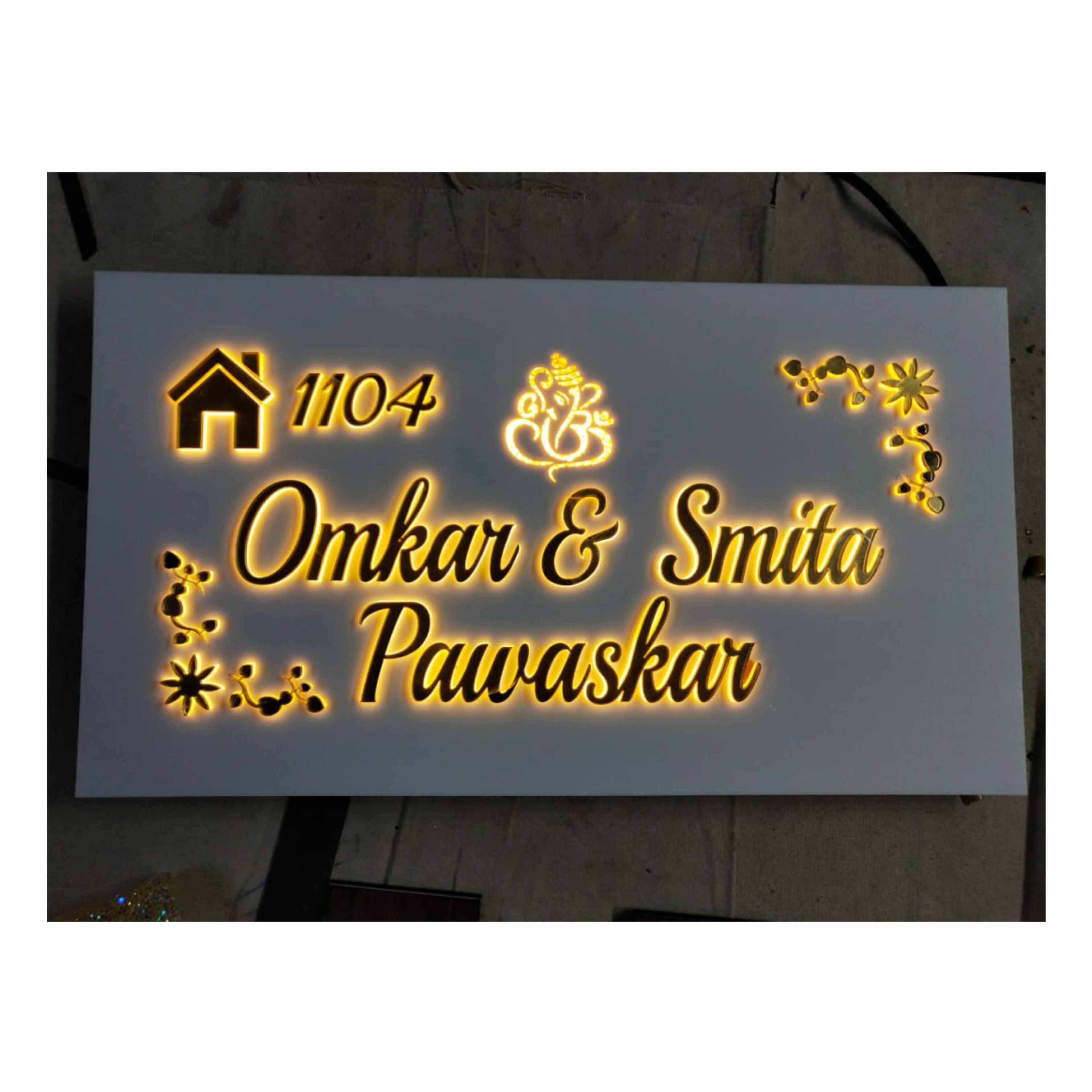 NP1 LED NAME Plate