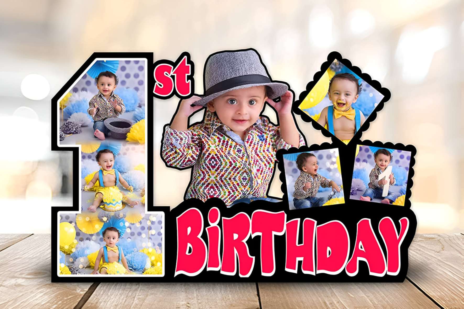 JFR57 My First Birthday  frame