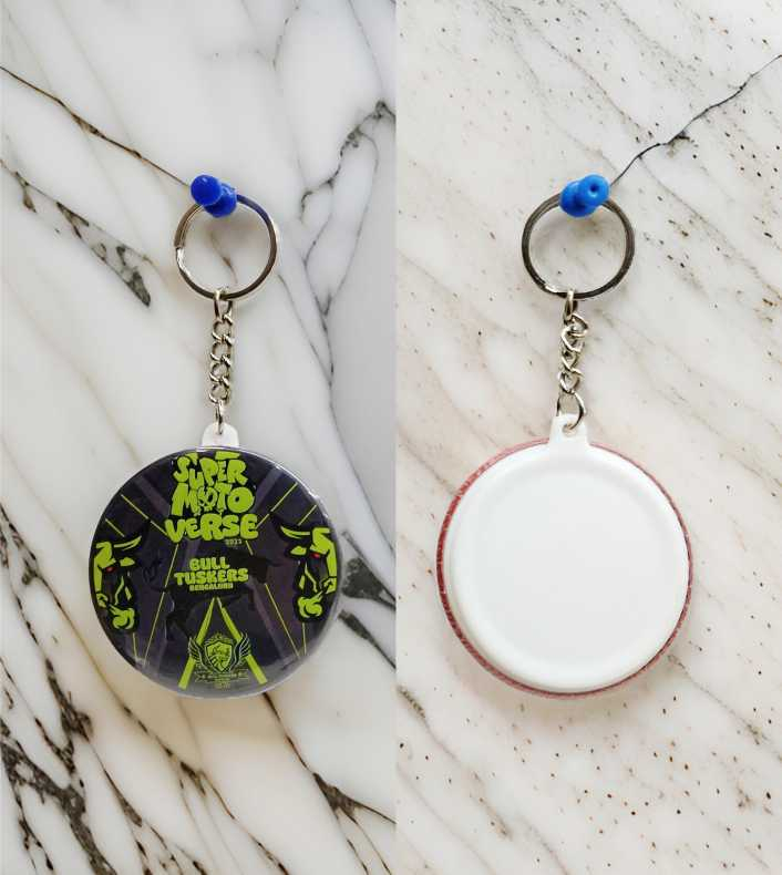 K16 Badge Keychain