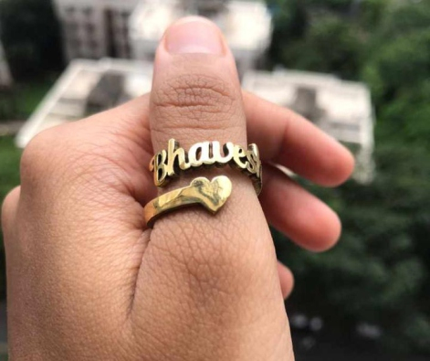 R1 Adjustable Name Ring
