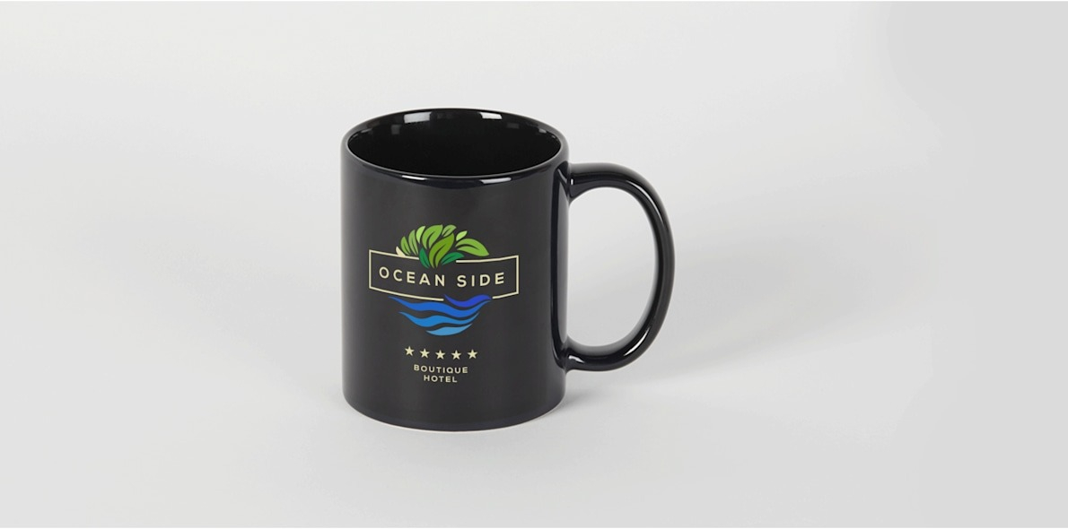 M4 Full Black Mug