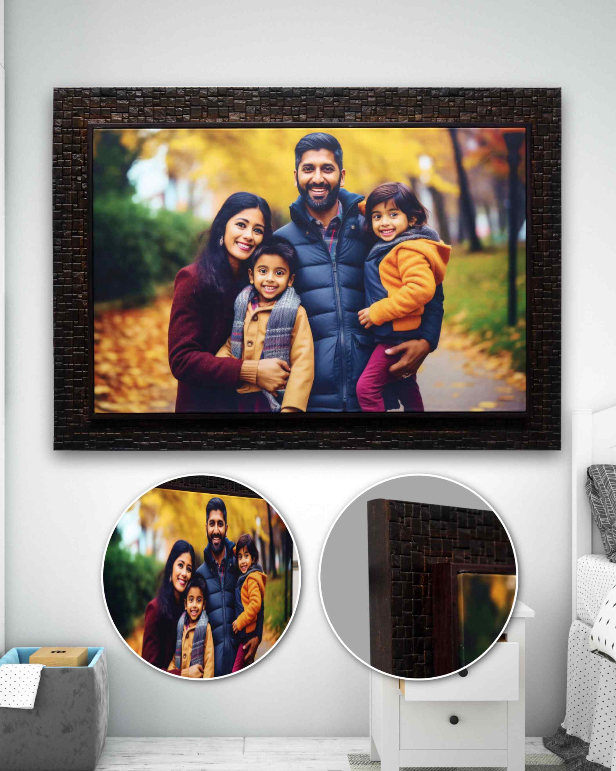 JFR27 - Double Embossed Photo Frame (Size: 12" x 18")