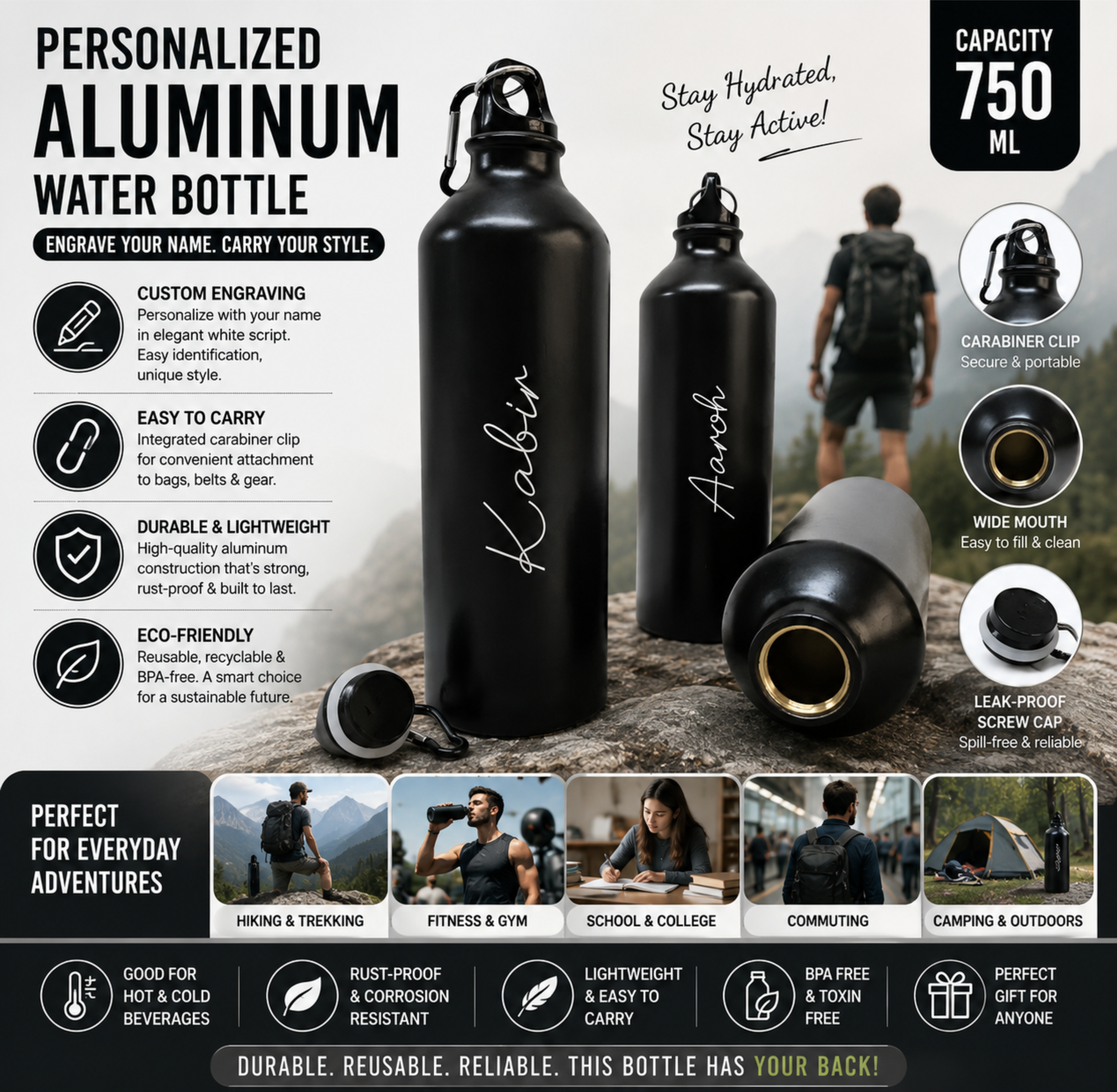 B3 Black Bottle customize