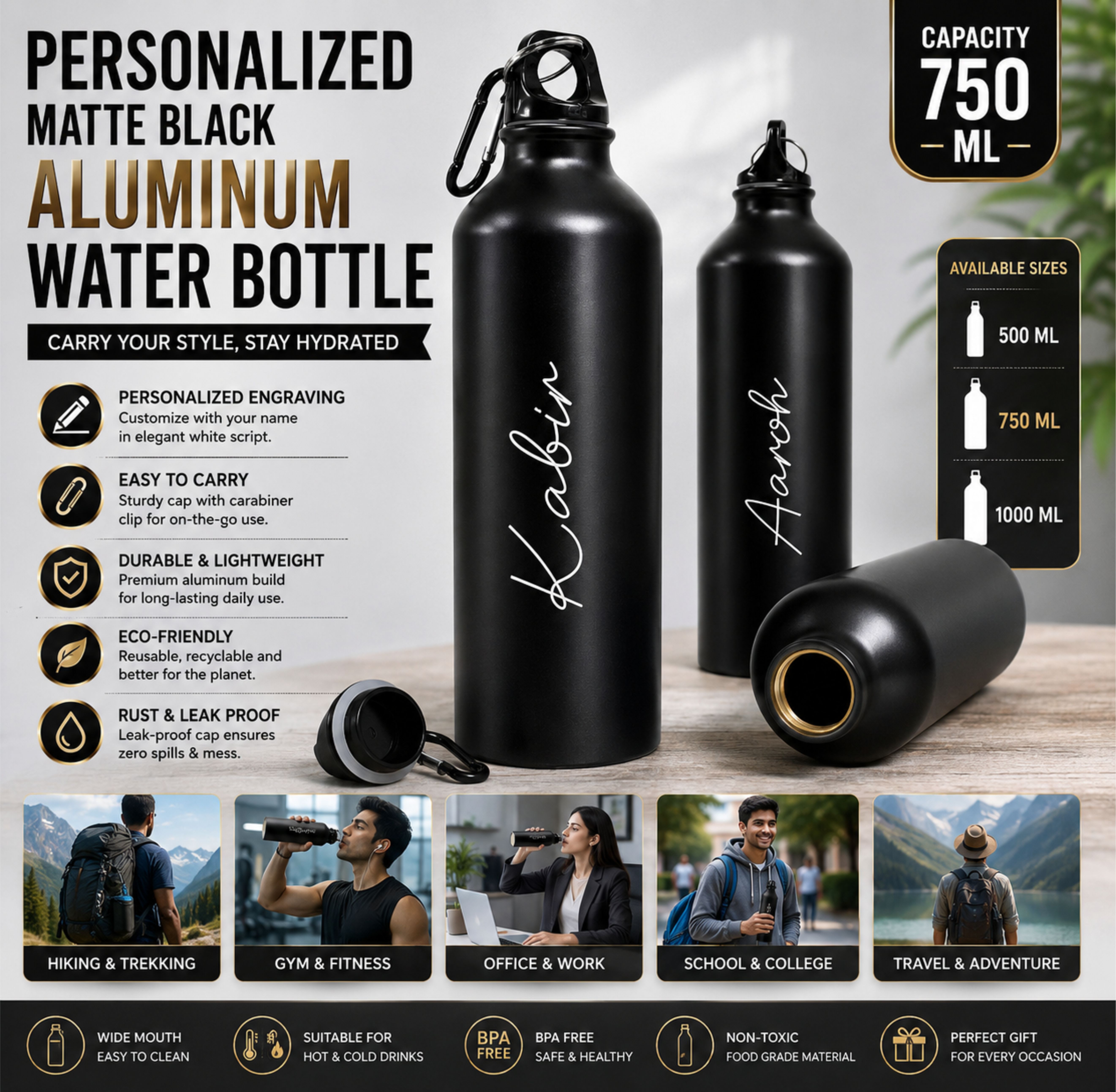 B3 Black Bottle customize